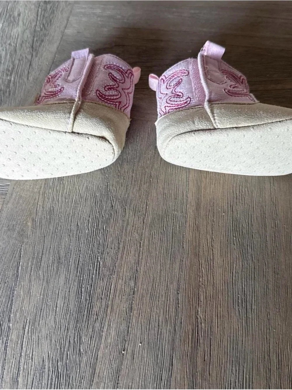 Stepping Stones Pink Cowgirl Boots 3-6 months